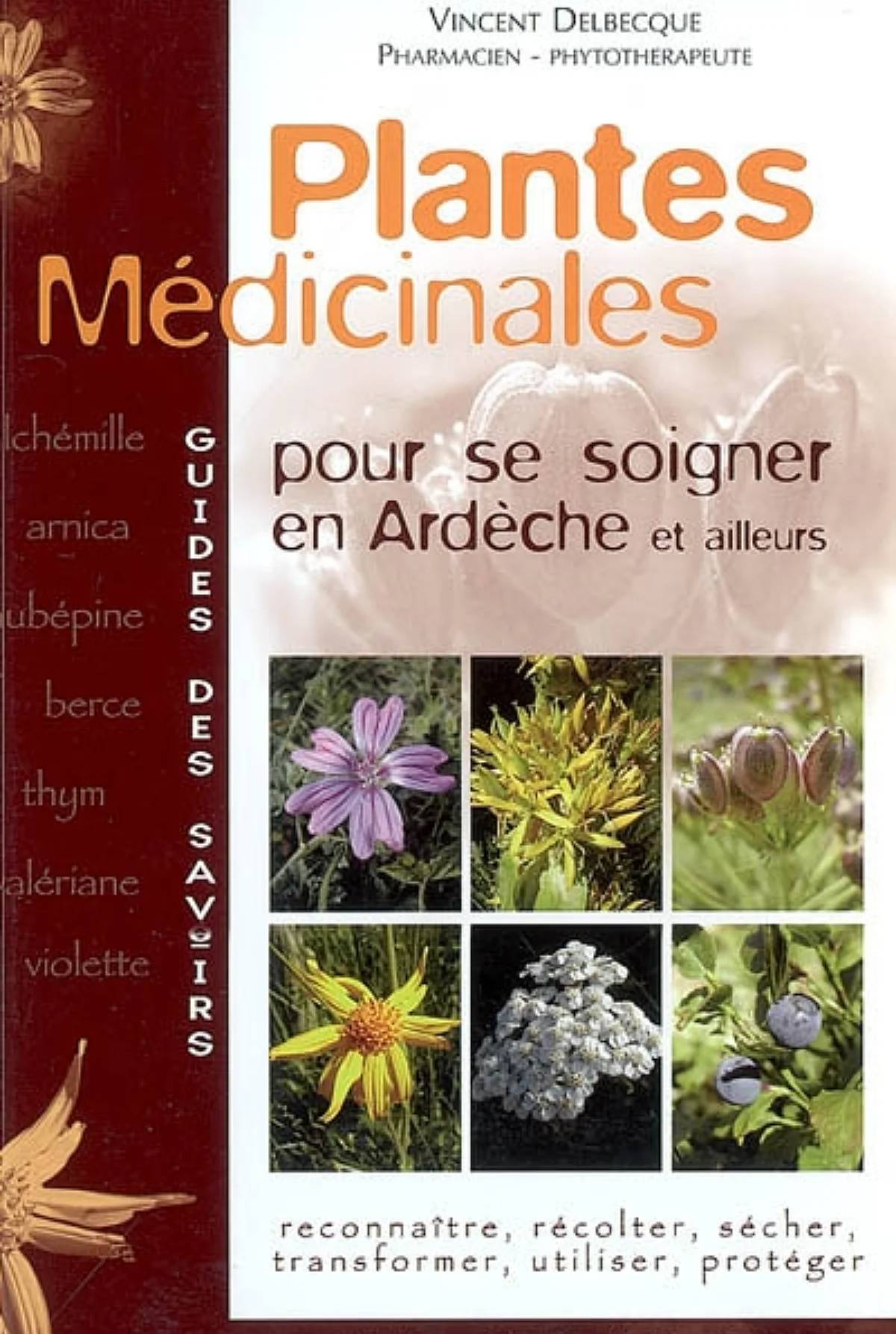 Medicinal Plants for Self-Care in the Ardèche: A Guide to Local Knowledge by Vincent Delbecque, pharmacist and herbalist